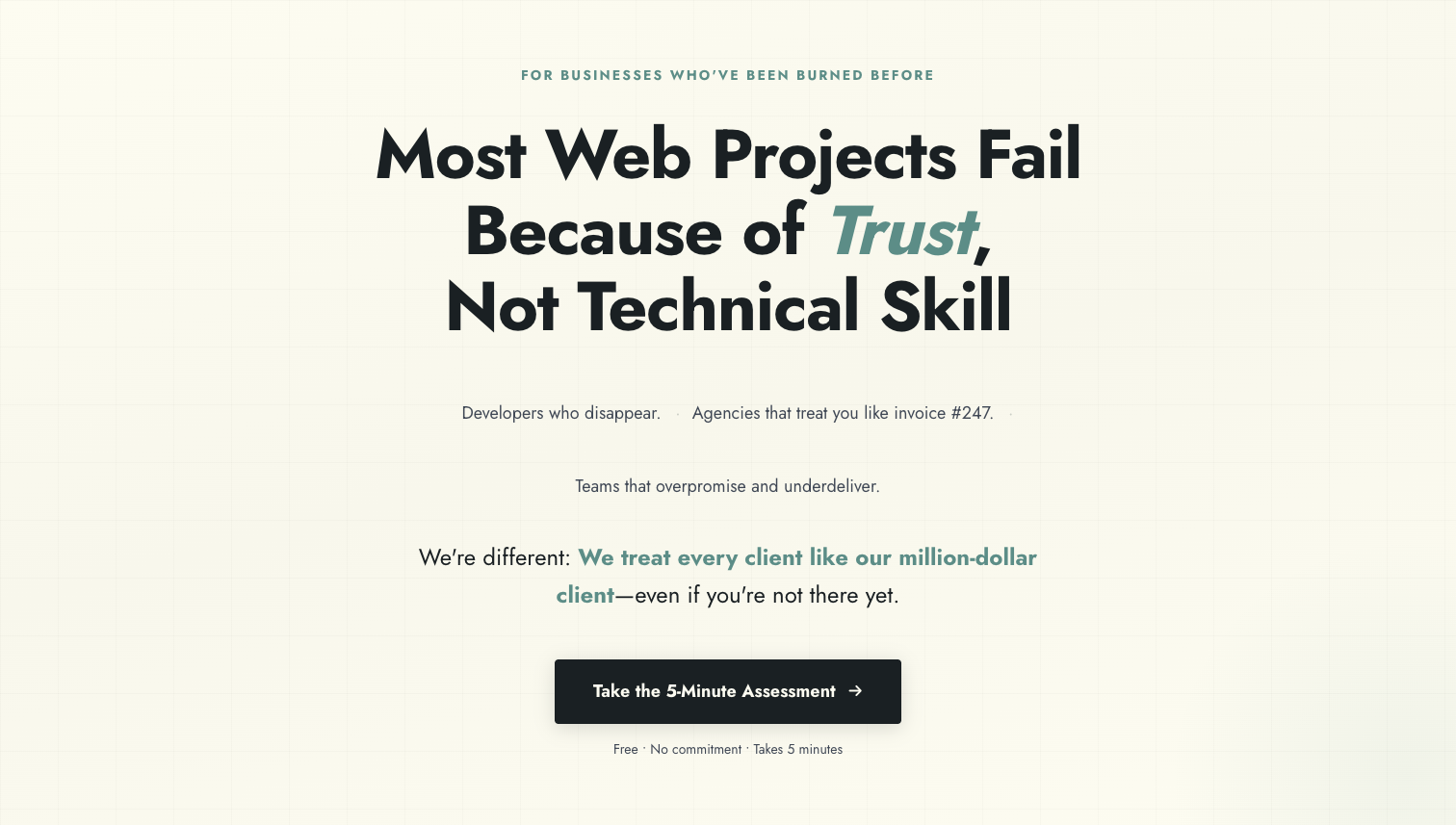 Before - Initial design